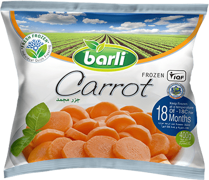 هویج بسته بندی منجمد بارلی